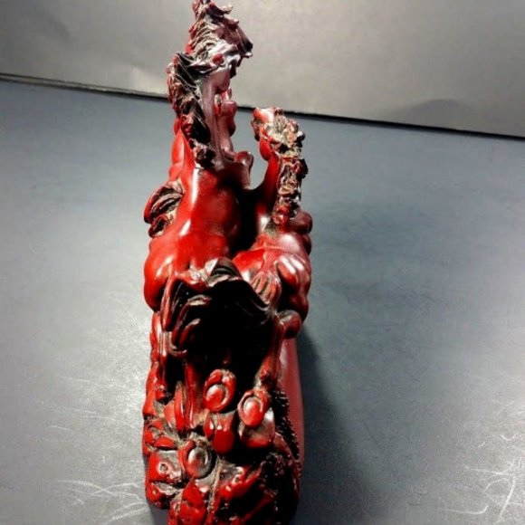 Chinese heavy lucky 3 running horses statues - Picture 3 of 8